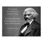 Frederick Douglass Free Speech posters