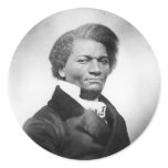 Frederick Douglass Portrait  ~ 1847 Round Sticker