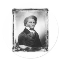 Frederick Douglass Portrait  ~ 1847 Round Stickers