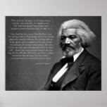 Frederick Douglass Quote Print