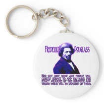 Frederick Douglass Quote: The Measure of Injustice Key Chain