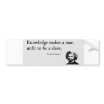 Frederick Dougless Said This Bumper Stickers