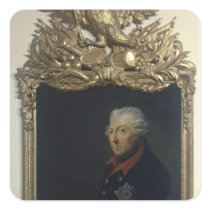 Frederick II of Prussia Square Stickers