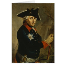 Frederick II the Great of Prussia, 1764 Greeting Cards