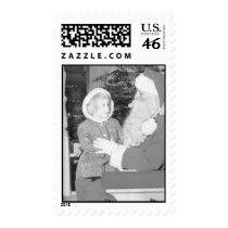 Frederick & Nelson Santa Postage Stamp