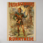 Frederick warde, 'Runnyede', Robin Hood Vintage Th Poster