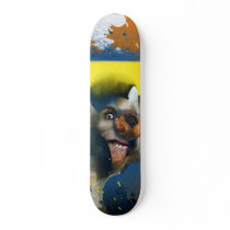 skateboard, artsprojekt, jaws, frederik, bellanger, grafitti, street, art, spray, paint, french, graf, graffiti, pop, color, can, france, culture, biarritz, streets, wildstyles, langue d'oil french, langue d'oc, langue d'oc french, romance language, latinian language, langue d'oil, anglo-french, anglo-norman, canadian french, norman-french, norman french, aegean civilization, aegean civilisation, aegean culture, antifouling paint, coat of paint, coloring material, colouring material, helladic civilization, Skateboard with custom graphic design