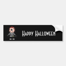 FREDWARD THE CUTE BUT SPOOKY FREAKY KID BUMPER STICKER