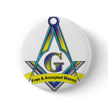 Free and Accepted Masons buttons