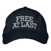 Free at Last ! Cap by SRF Baseball Cap
