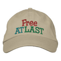 Free at Last ! Cap by SRF embroidered hats by sharonrhea Free at Last ! Cap by SRF embroidered hats