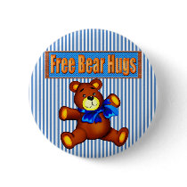 Free Bear Hugs Pinback Buttons