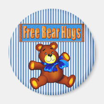 Free Bear Hugs Fridge Magnet