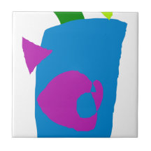 Free Belief Blue Candle Light Tomorrow Ceramic Tile