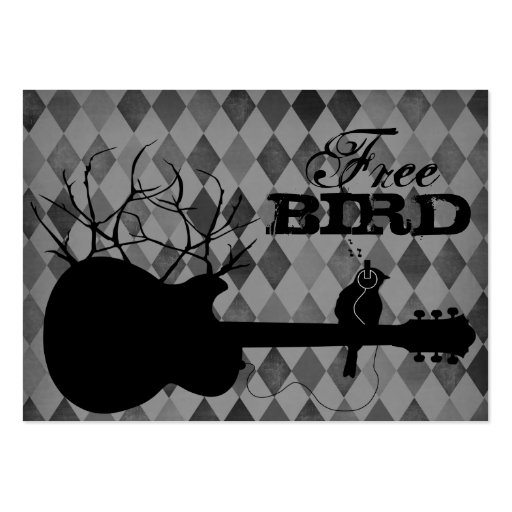 Free Bird Chubby Business Cards (front side)
