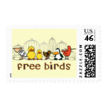 Free Birds Postage Stamps