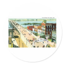 Free Bridge, Fort Smith Arkansas Sticker