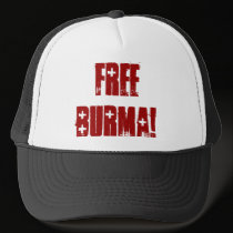FREE BURMA! hats