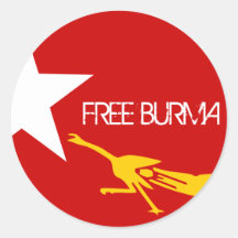 FREE BURMA STICKER