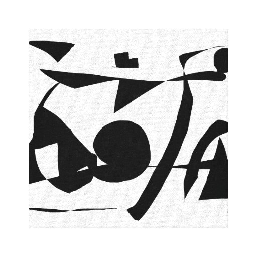 Free Calligraphy Far from Nothingness Gallery Wrap Canvas
