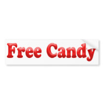 Free Candy bumper stickers