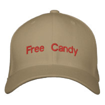 Free Candy embroidered hats by EricSeanFunnyGuys Free Candy embroidered hats