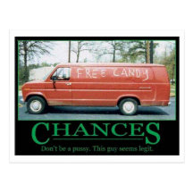 free candy Postcard