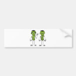 Free Characters by Jaidee Family Bumper Sticker