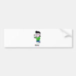 Free Characters by Jaidee Family Bumper Sticker
