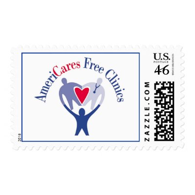 Free Clinics Logo Postage by AmeriCares