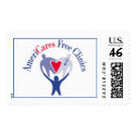 Free Clinics Logo Postage postage