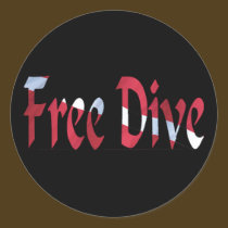 FREE DIVE-Dive for Divers Diving stickers