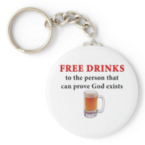 Free Drinks Keychain