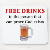 Free Drinks Mouse Pads