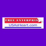 Free Enterprise Entreprenuer USA America bumper stickers