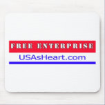 Free Enterprise Entreprenuer USA America mousepads
