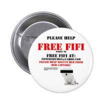 Free Fifi the Bichon Frise Buttons