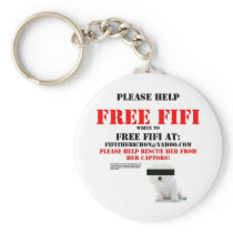 Free Fifi the Bichon Frise Keychains