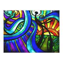 Free Flow Gallery Wrapped Canvas Print canvas prints