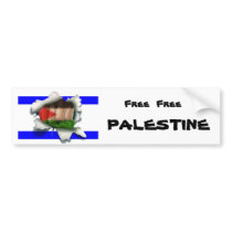 Free Free Palestine bumper stickers