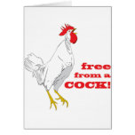 Free from a COCK cards
