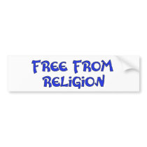 Free From Religion Bumper Stickers