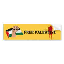Free Gaza Free Palestine Bumper Stickers
