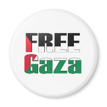 Free Gaza magnets by WearFlags Free Gaza magnets