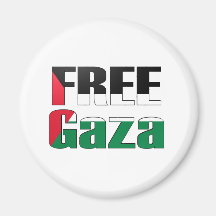 Free Gaza Refrigerator Magnets