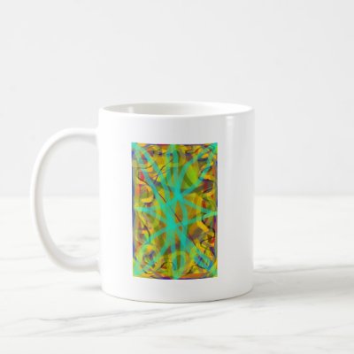 Computer Graphic Design on Free Hand Abstract Computer Graphic Design Coffee Mug From Zazzle Com