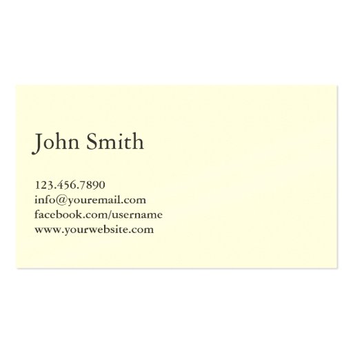 Free Handwriting Script Math Tutor Business Card (back side)