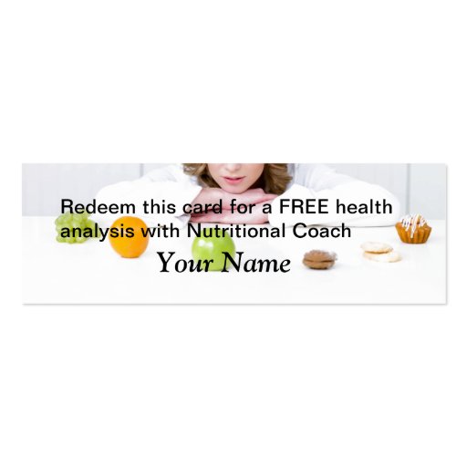 FREE Health Analysis Business Cards (front side)