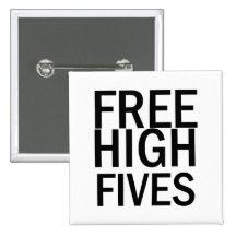 Free High Fives Pin