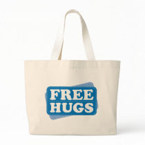 Free Hugs - Blue Tote Bags